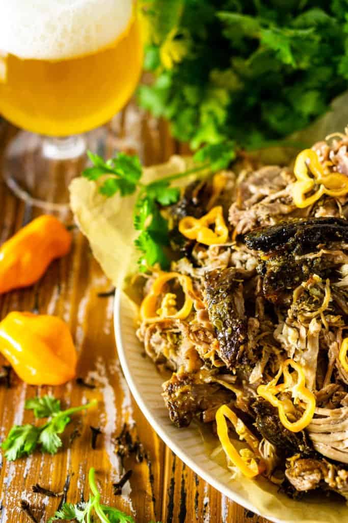 Jamaican jerk pork shoulder