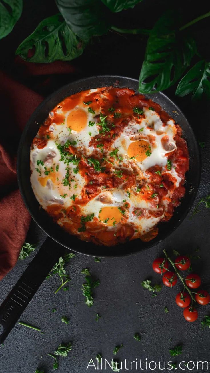 breakfast skillet with sweet potatoes