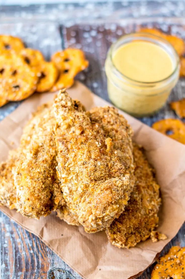 pretzel crusted chicken