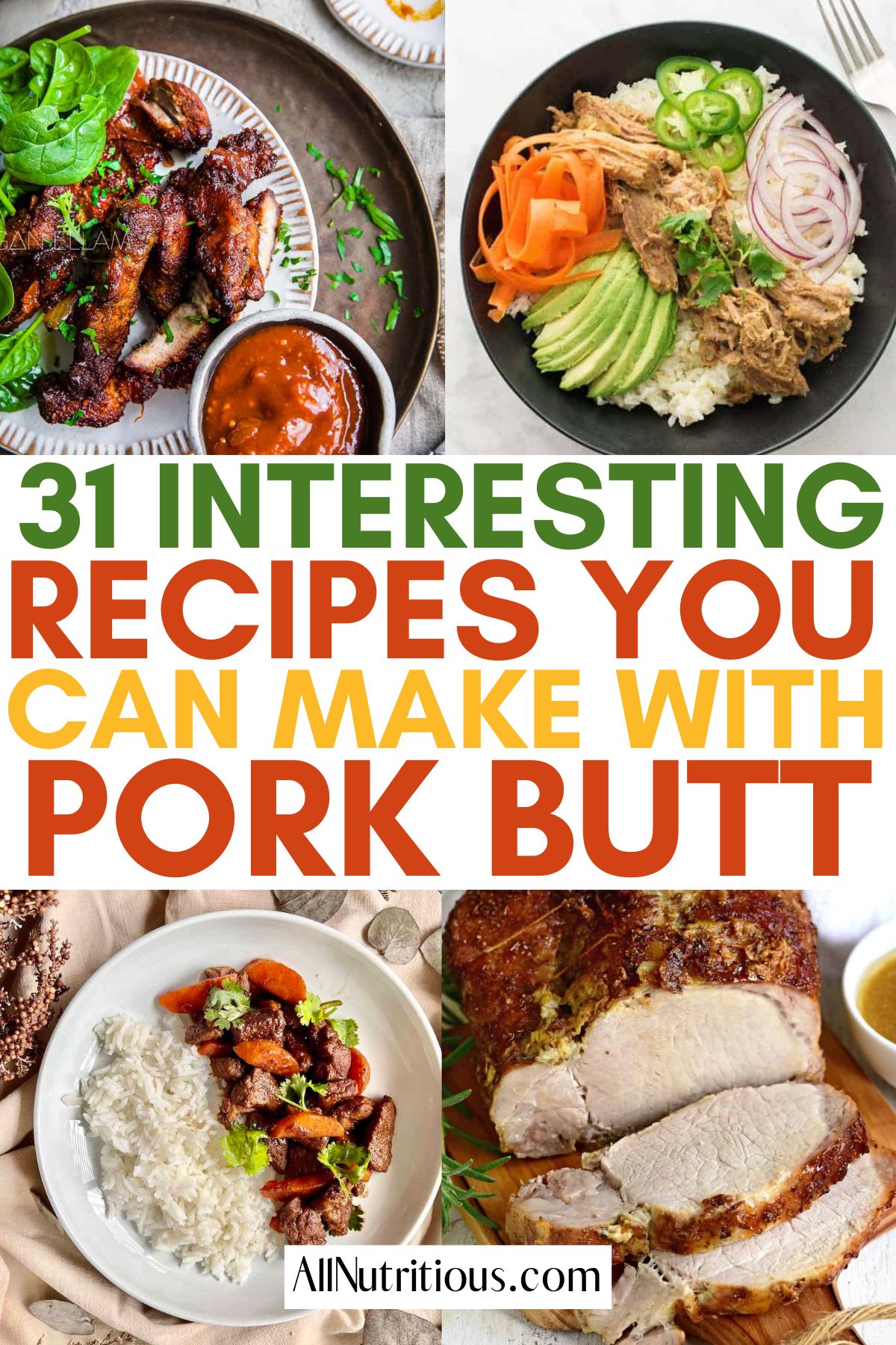 pork butt recipes