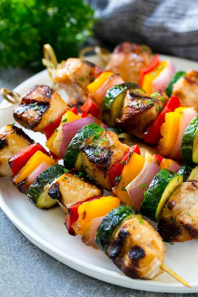 grilled chicken kabobs