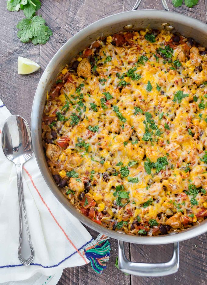 Mexican rice casserole