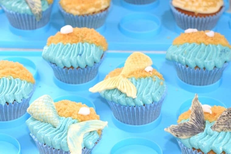 mermaid cupcakes