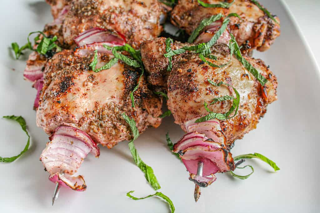 grilled chicken thighs