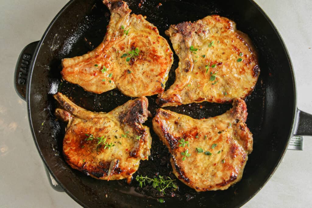 maple pork chops