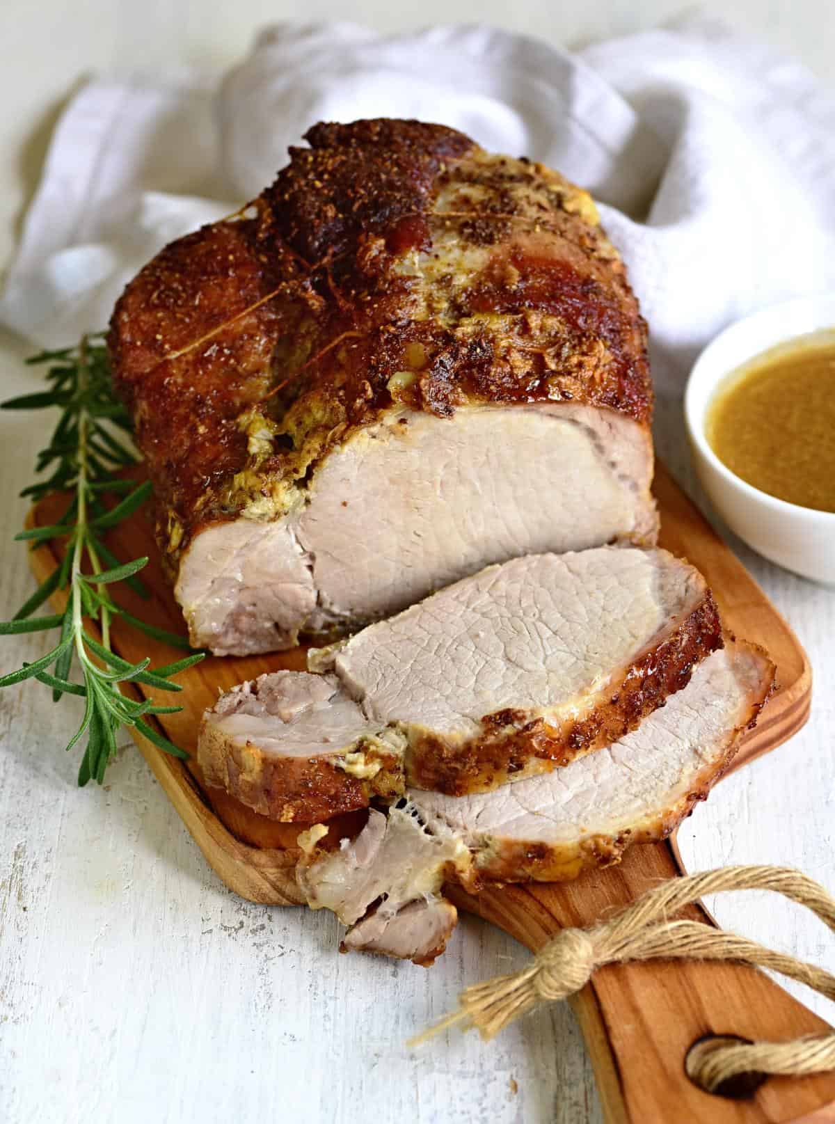 overn roasted pork shoulder