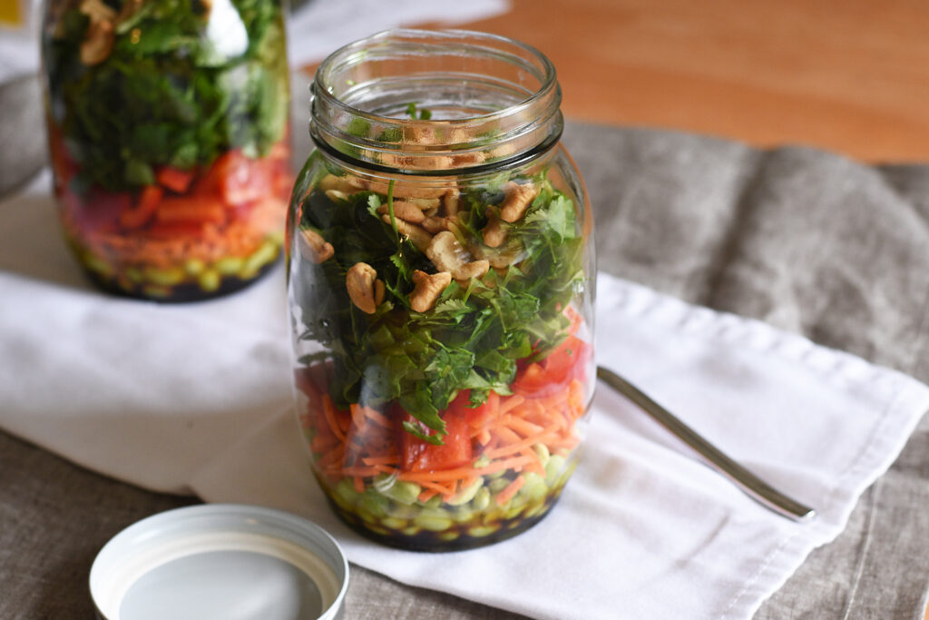 mason jar chopped salad