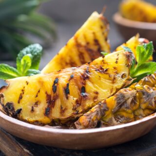 grilled bbq pineapple