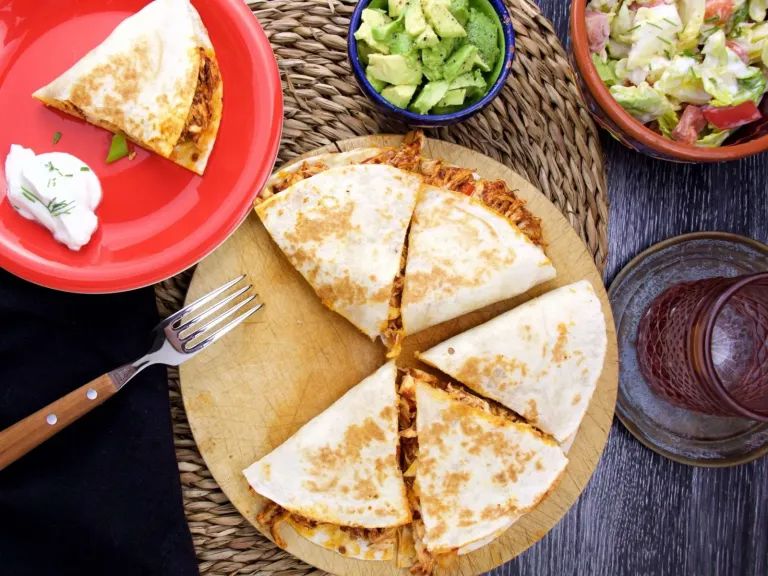 chipotle chicken quesadillas