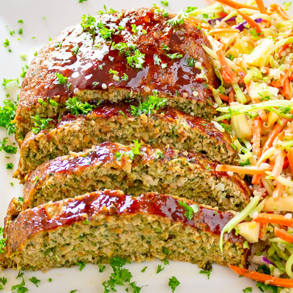 chicken meatloaf with vegetables