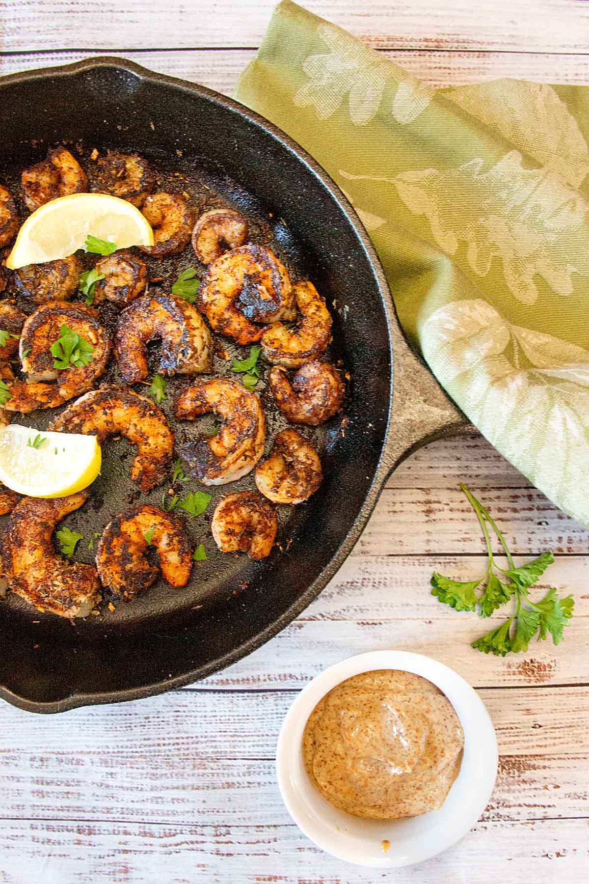 blackened shrimp