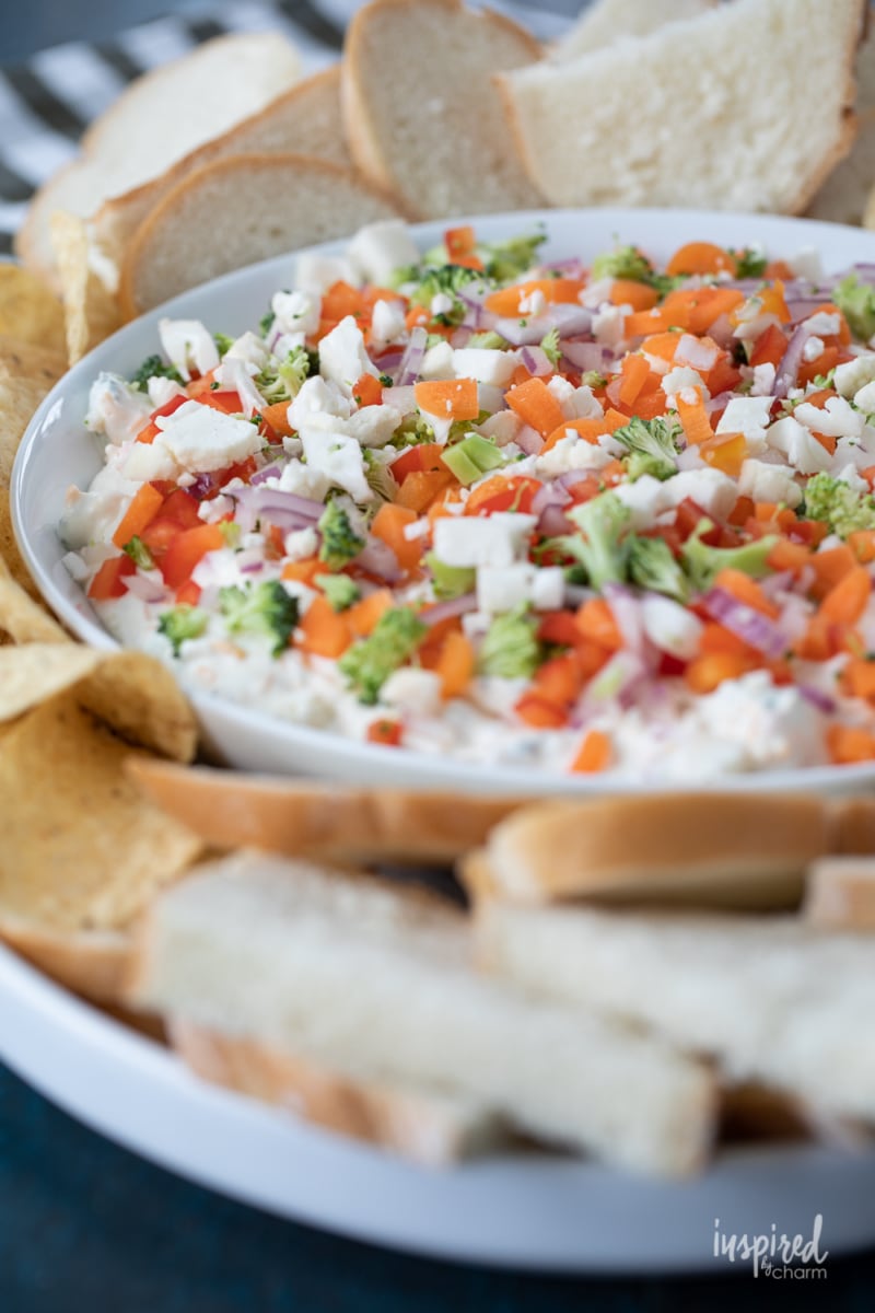 vegetable pizza dip