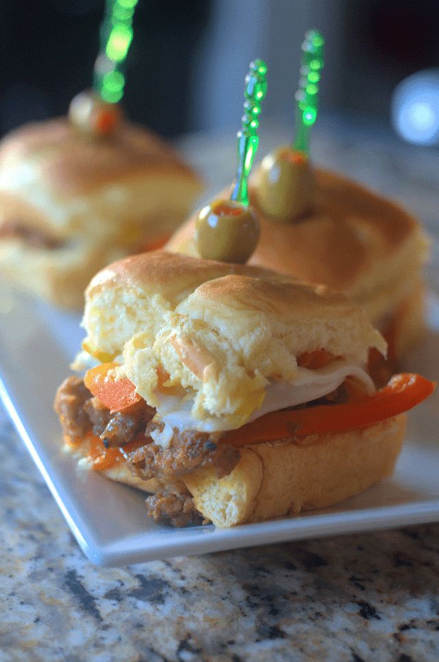 Italian sausage sliders