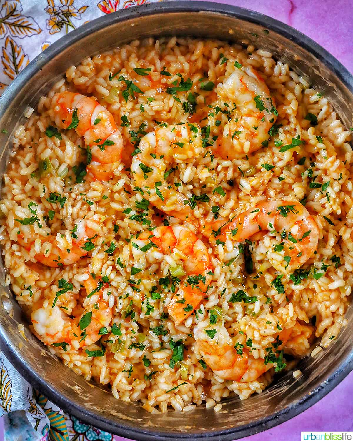 risotto with prawns