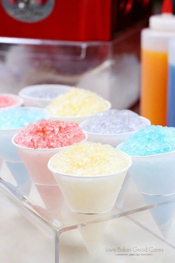 snow cone syrup