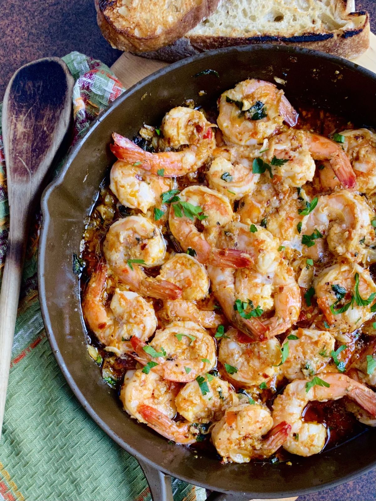 spicy garlic shrimp