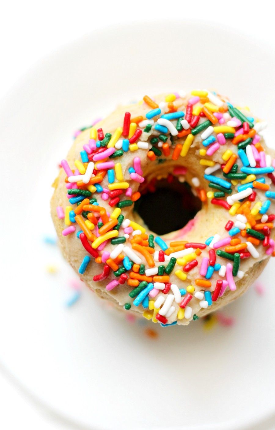 vegan funfetti donuts