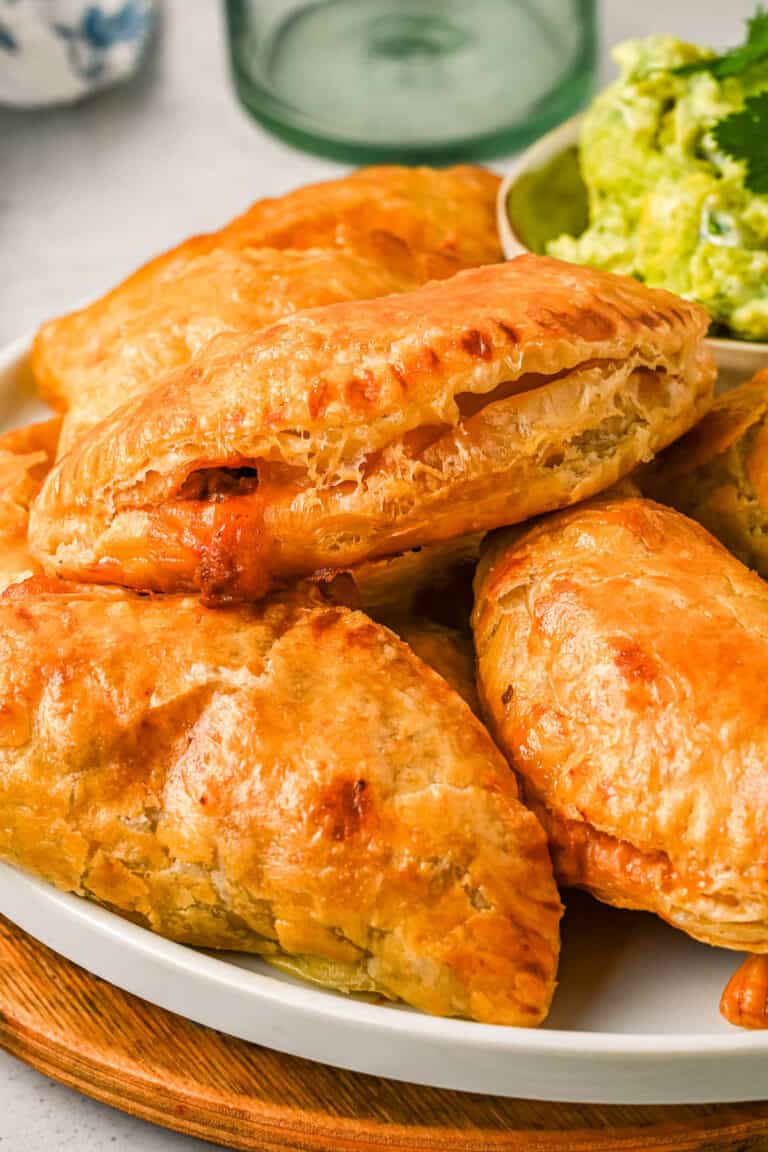 cheesy chicken empenadas