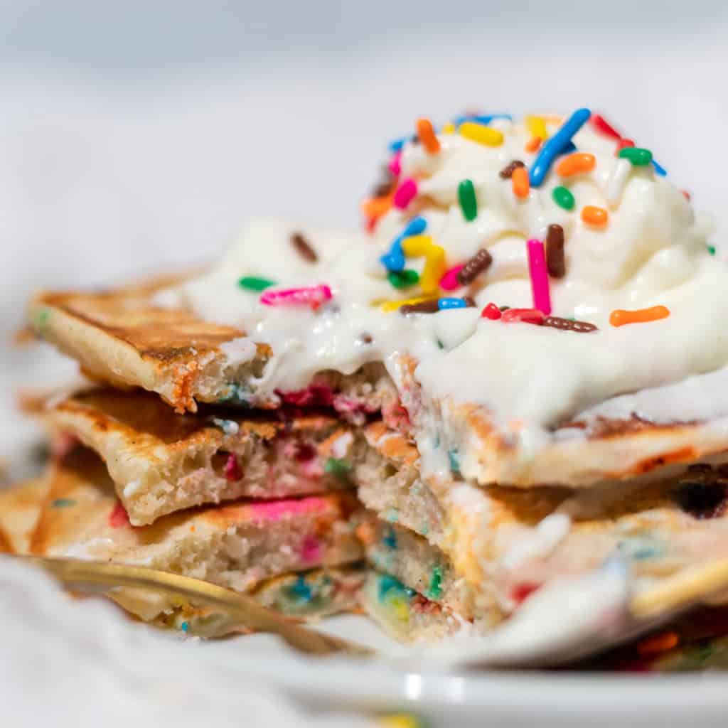 confetti pancakes