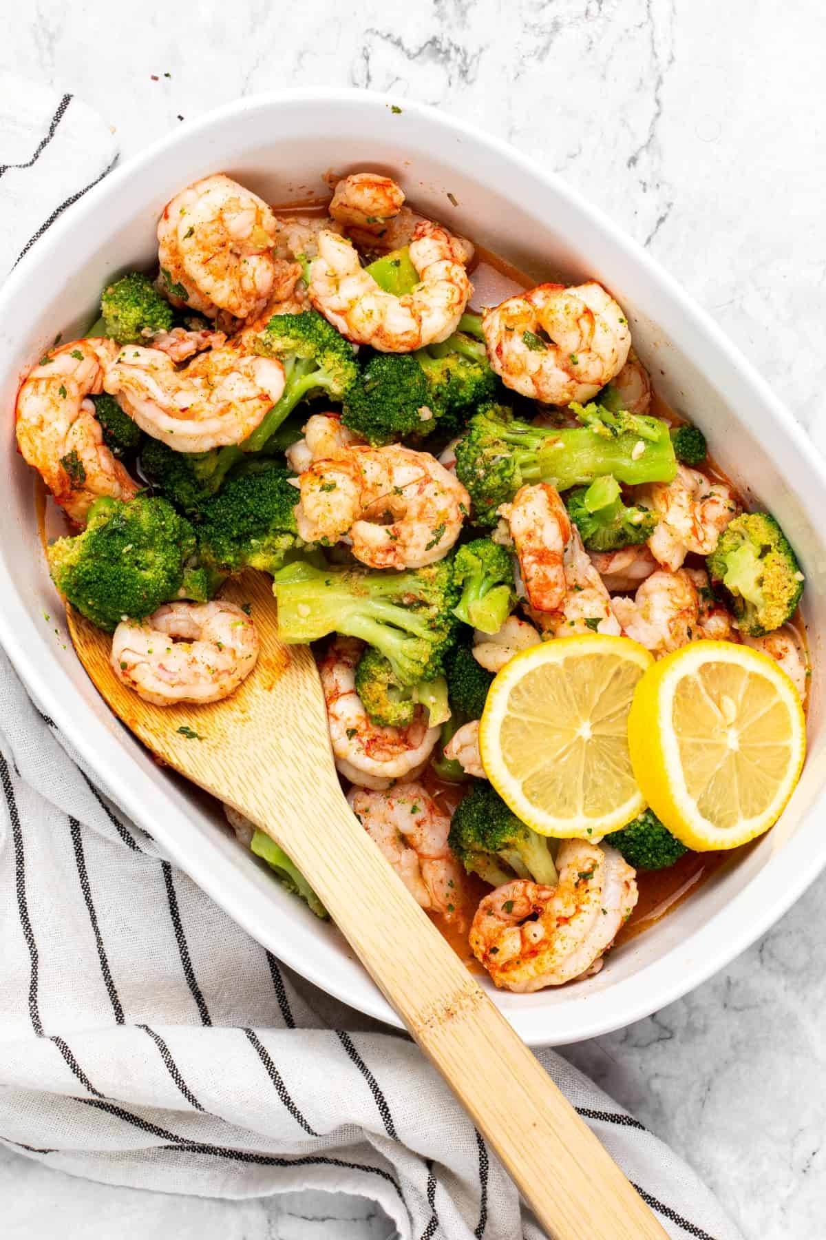 shrimp and broccoli