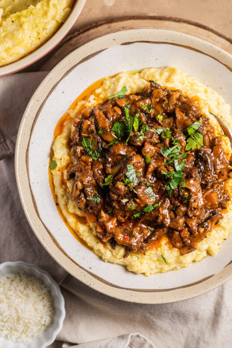 mushroom bourguignon