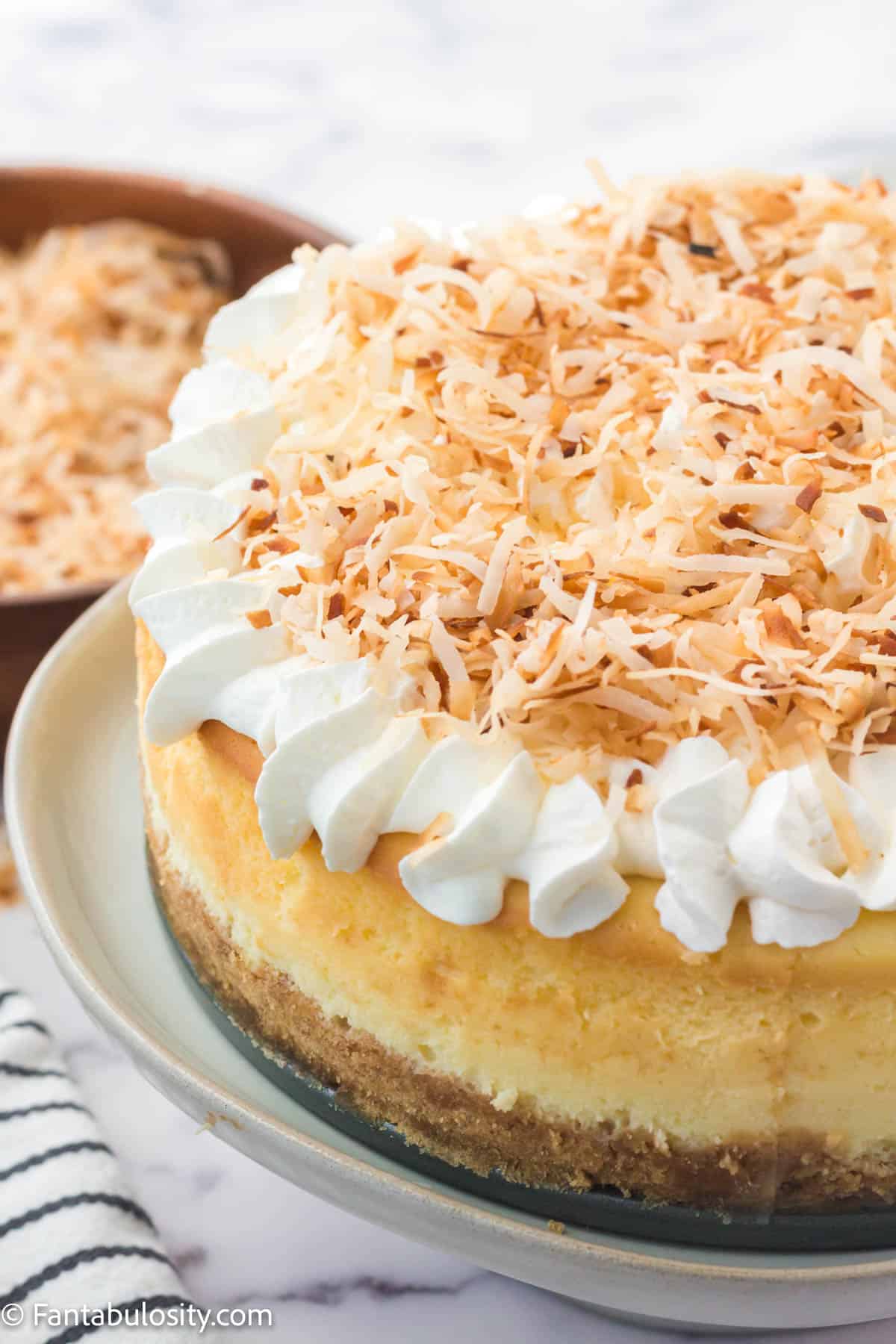 coconut cheesecake