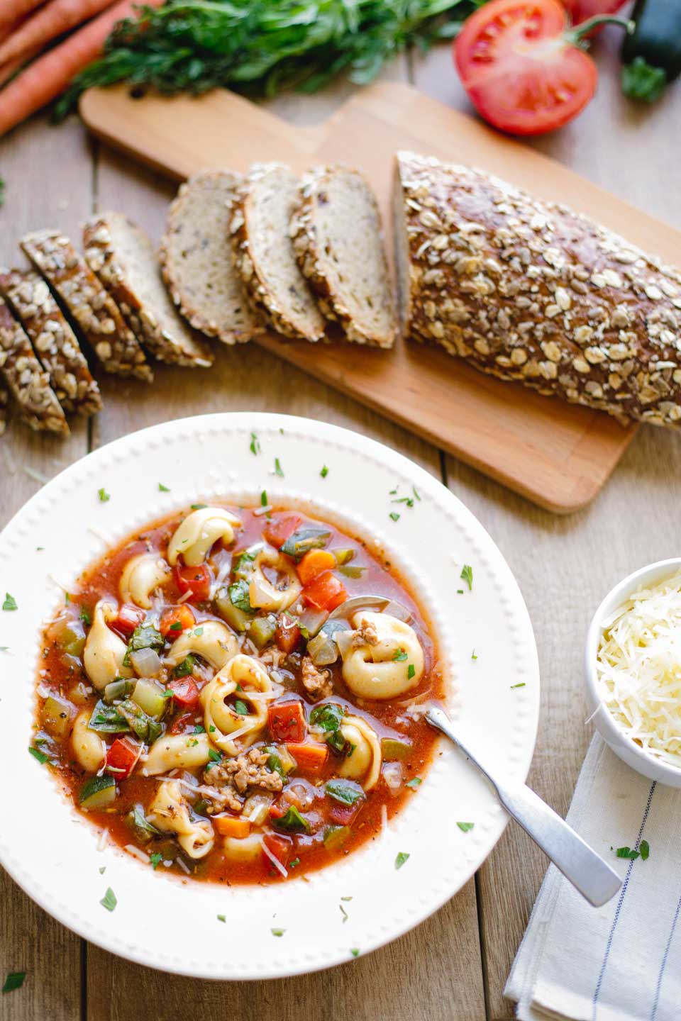 sausage tortellini soup