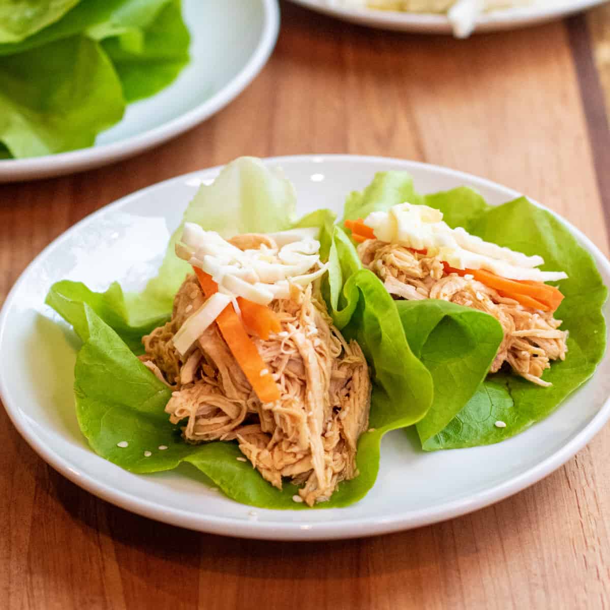 gochujang chicken lettuce wraps