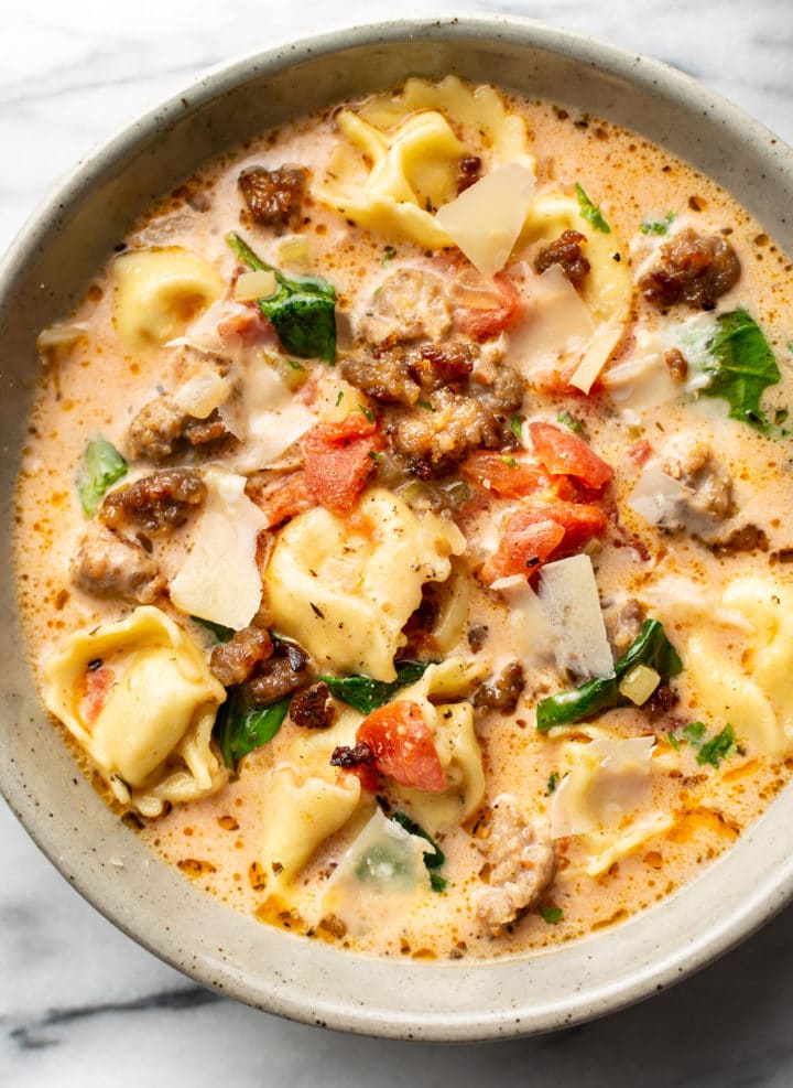 sausage tortellini soup