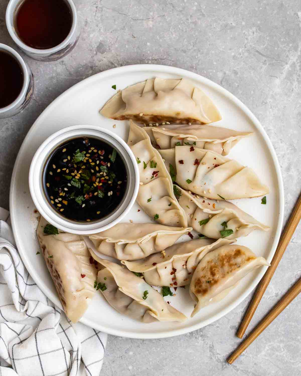 chinese tofu dumplings