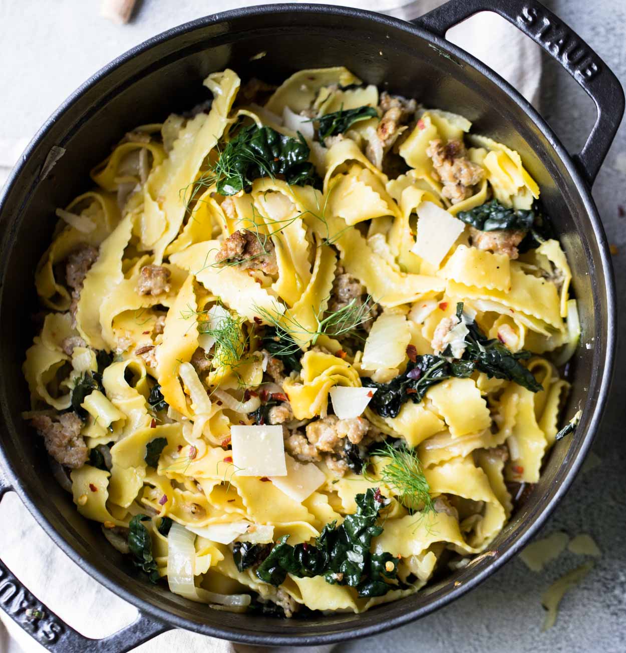 sausage and fennel pasta