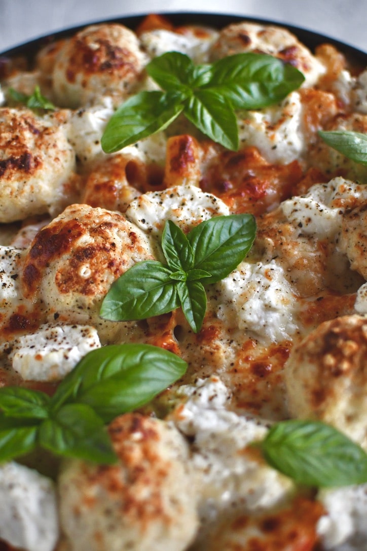 parmesan chicken meatballs