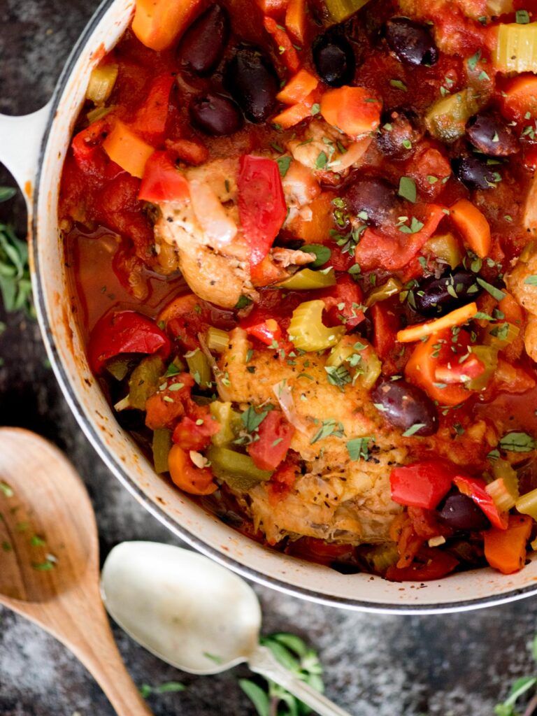 baked chicken cacciatore