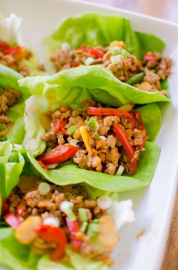 ginger chicken lettuce wraps