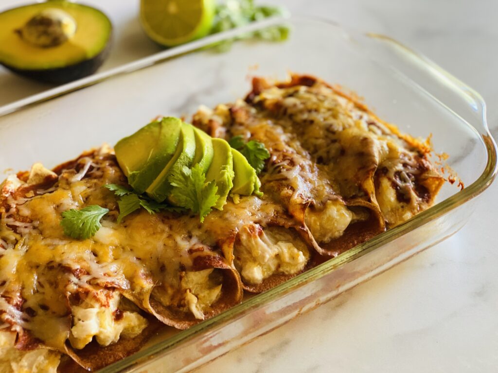 keto chicken enchiladas