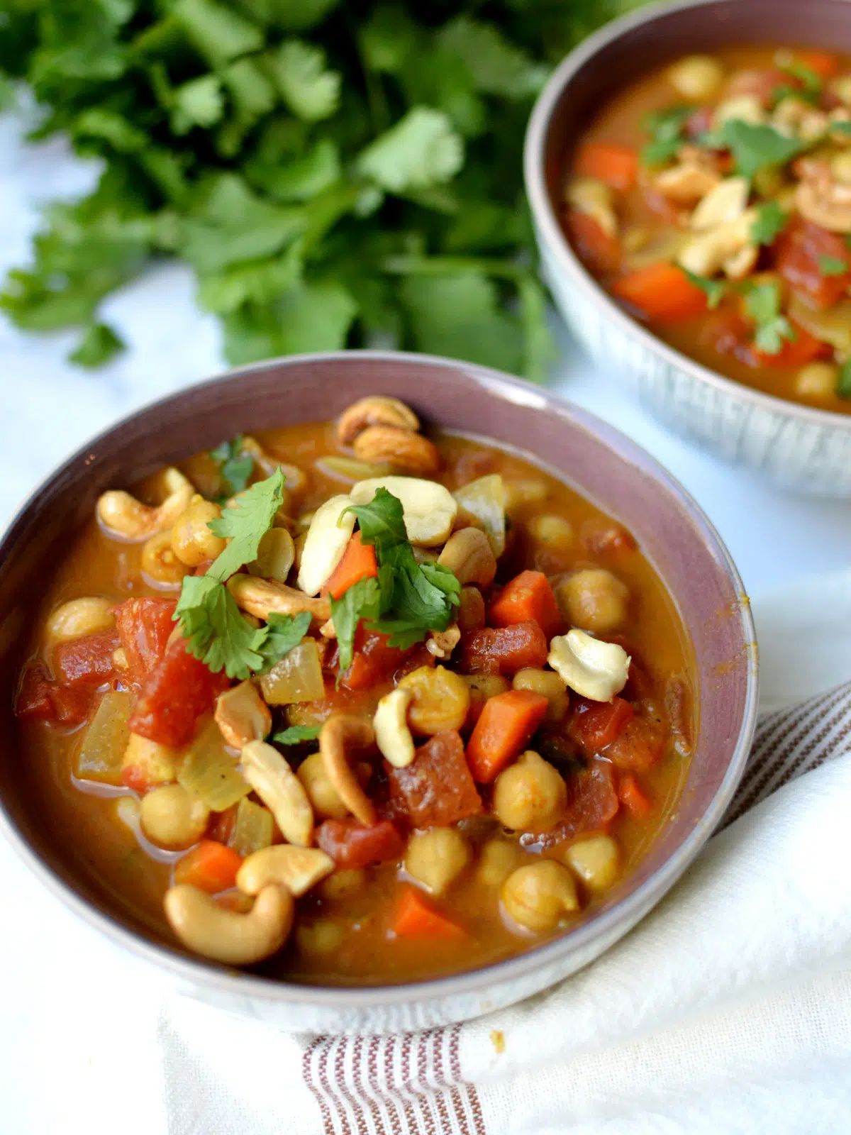 chickpea coconut curry.