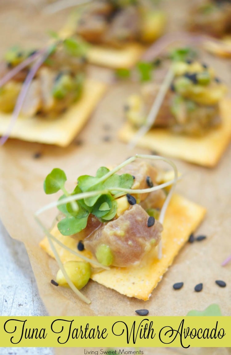 tuna tartare with avocado