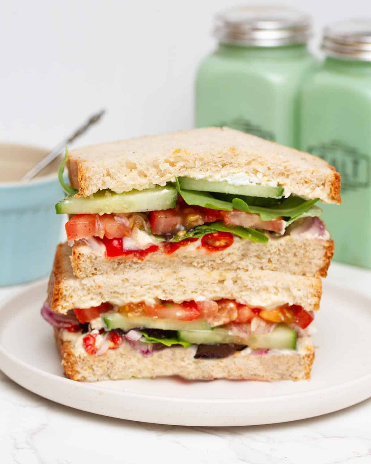 mediterranean vegetable sandwich