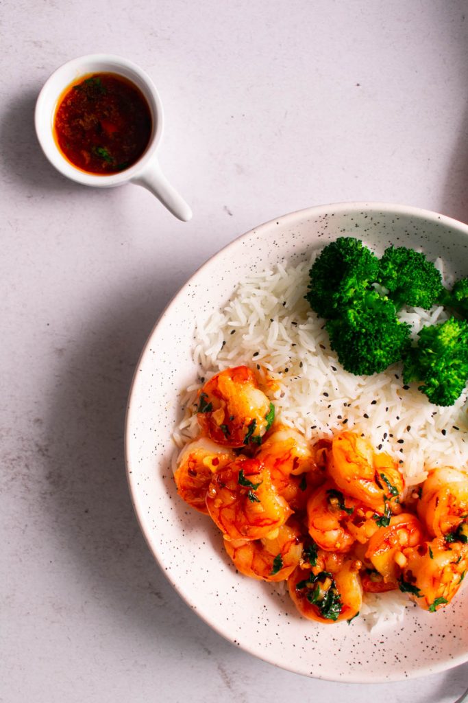 honey garlic shrimp