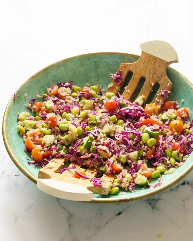 quinoa edamame salad