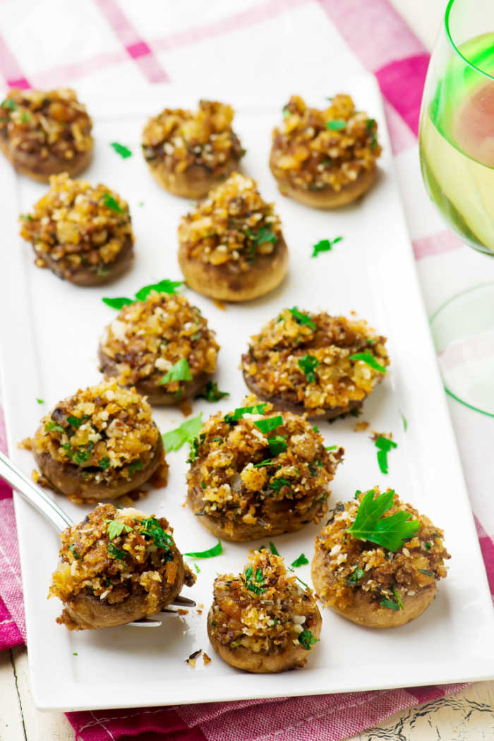 sausage stuffed mushrooms