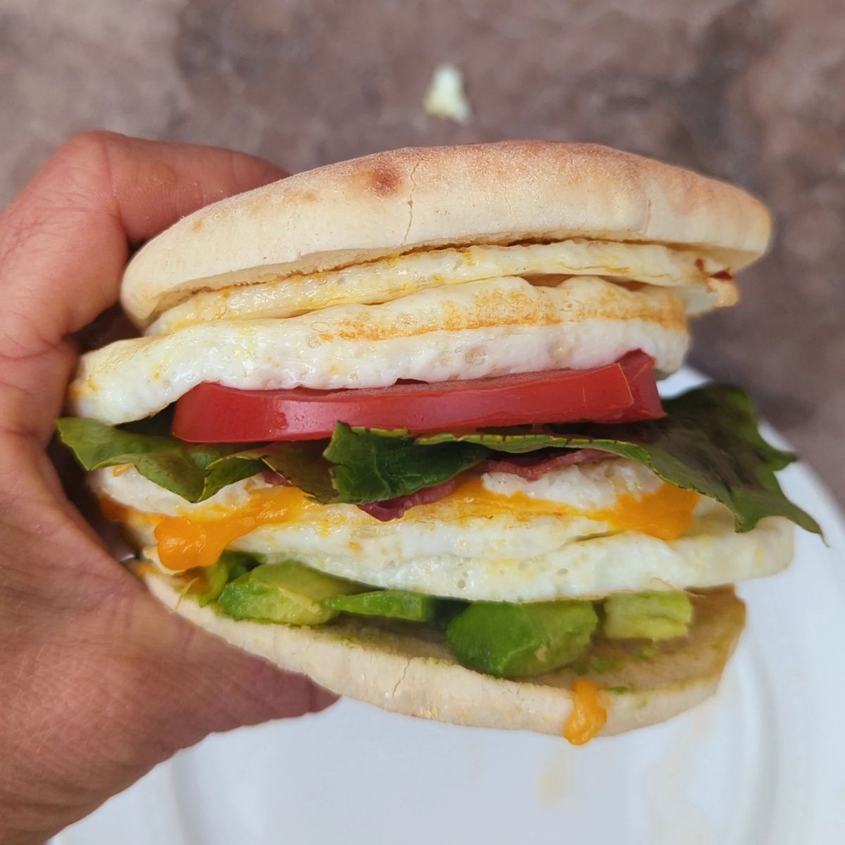 bagel egg sandwich