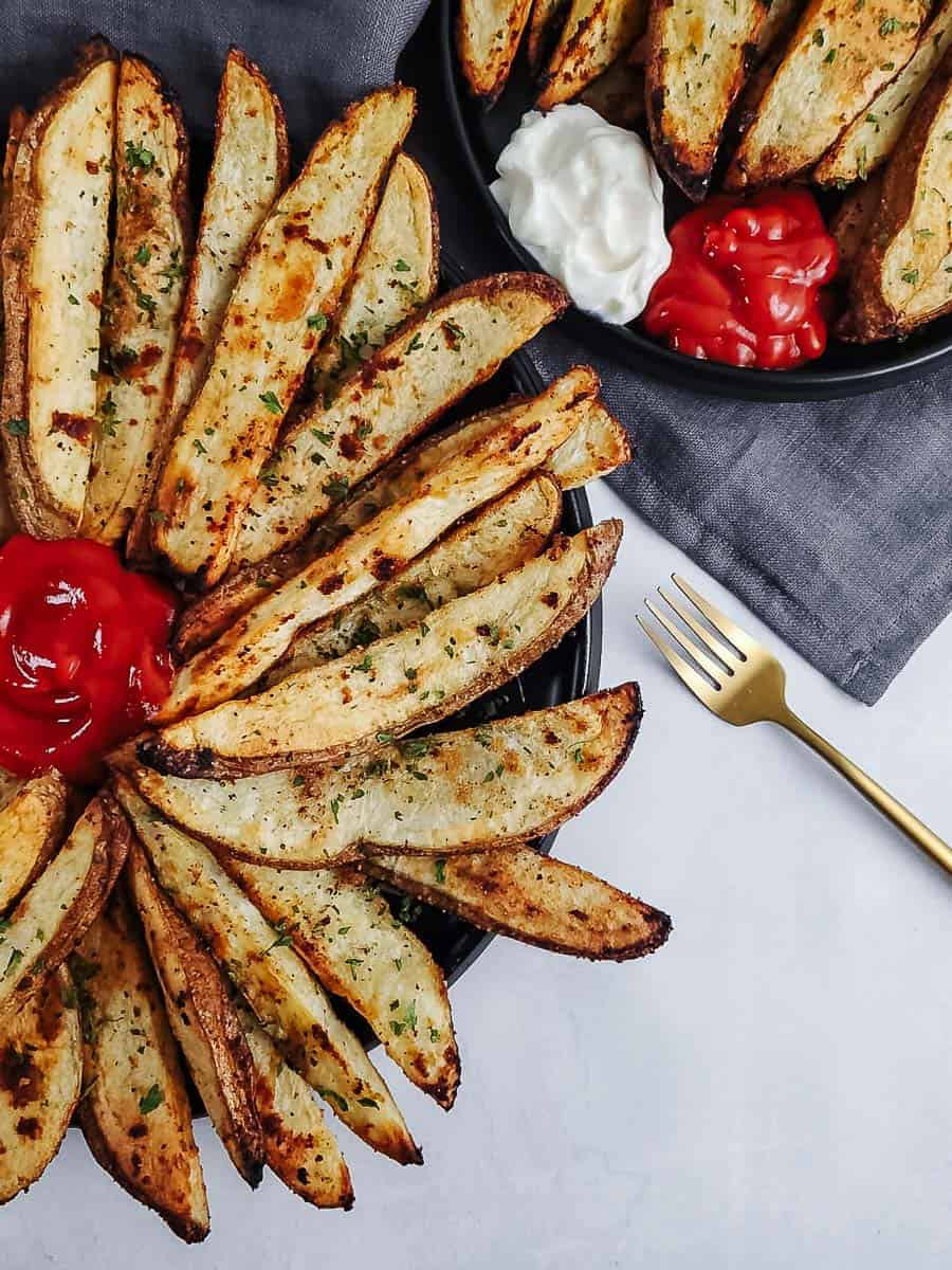 baked potato wedges