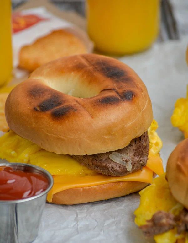 steak egg and cheese