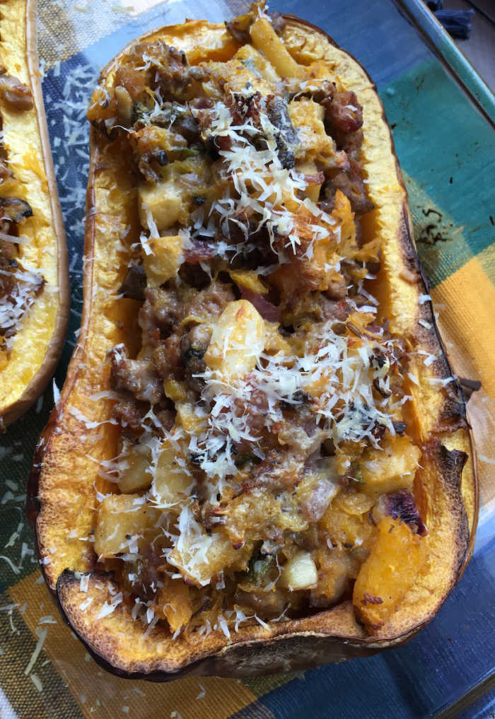 stuffed butternut squash