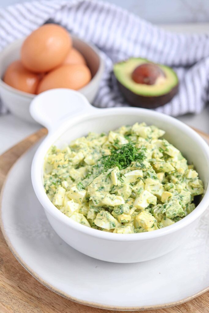 herbed egg avocado salad