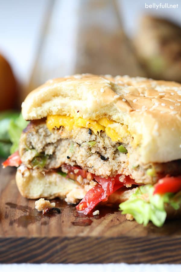 Jerk turkey burgers