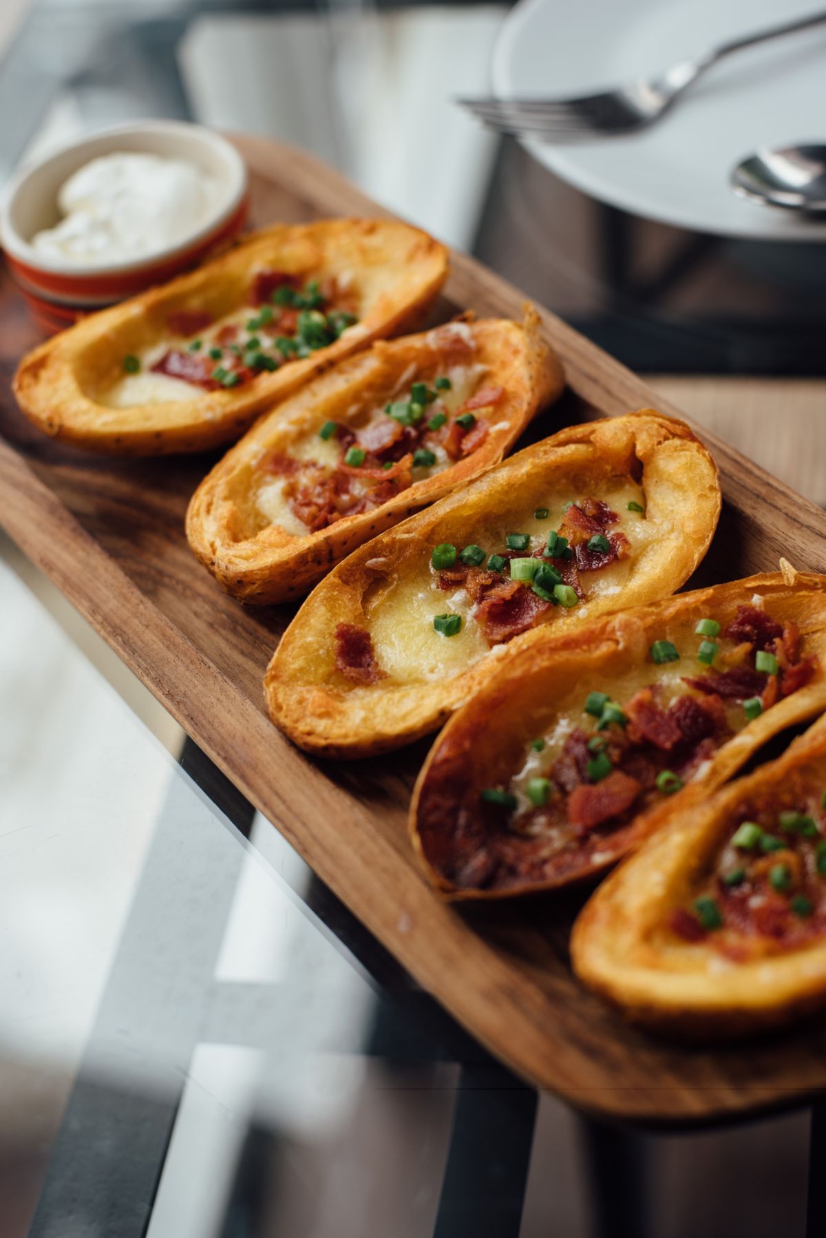 Irish potato skins