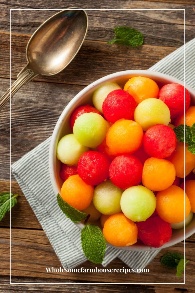 melon ball fruit salad