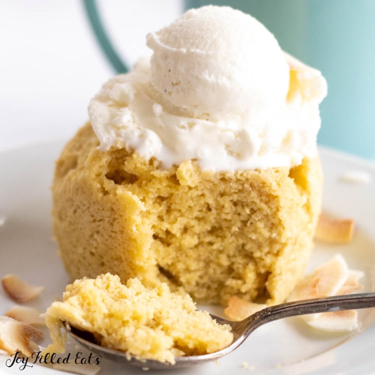 coconut flour mug cake